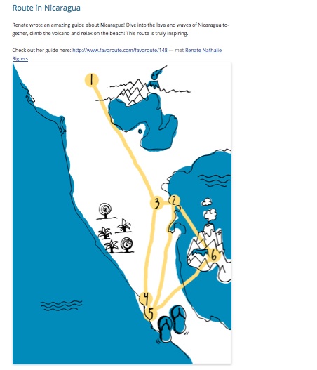 Favoroute, Route in Nicaragua / July 2014