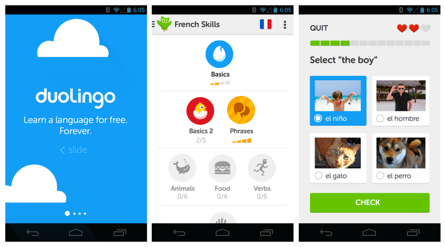 duolingo language app travel
